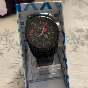 Roxy Leather Croc Wrist Watch